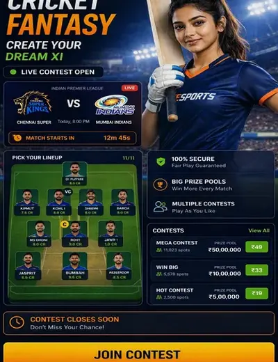 Coinjeetoguru (coin jeetoguru) fantasy cricket & matchday visual 3
